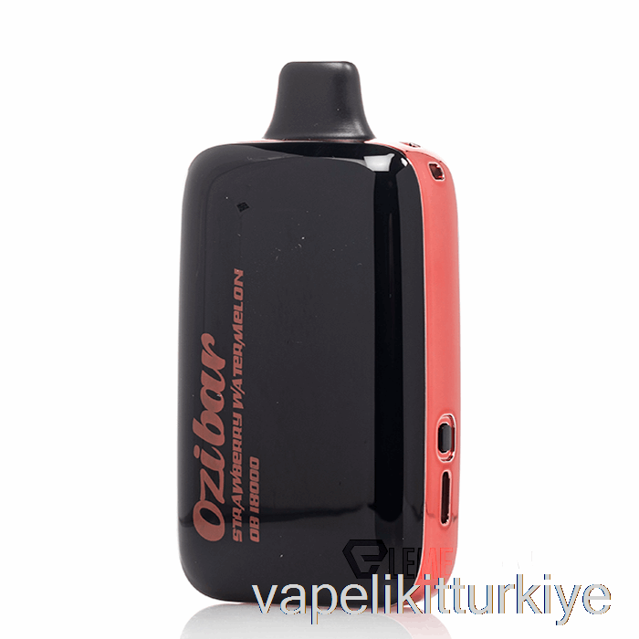 Vape Likit Ozibar 18000 Tek Kullanımlık çilekli Karpuz